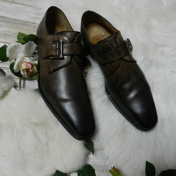 Magnanni Cuero Single Strap Monk leather loafers - Picture 6 of 8